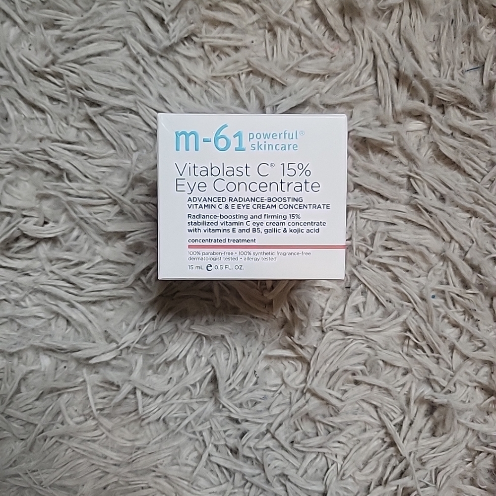M-61 Powerful Skincare Vitablast C 15% Radiance-Boosting EYE CONCENTRATE 0.5 oz - Picture 7 of 10